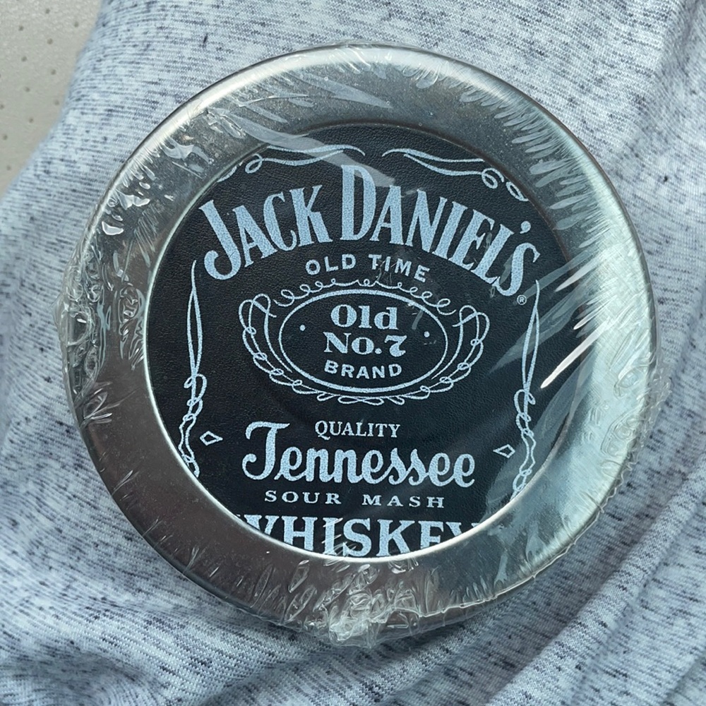 Jack Daniels Metal/Leather Coasters